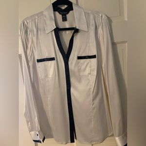 WHBM stretch silk blouse